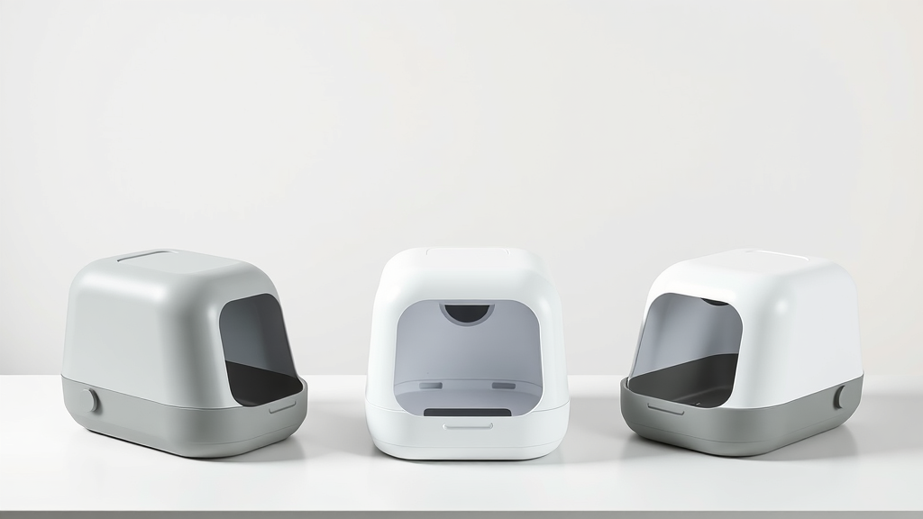 sleek product comparison, top catlogging brands, modern smart litter box systems